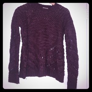 Knitted sweater burgundy